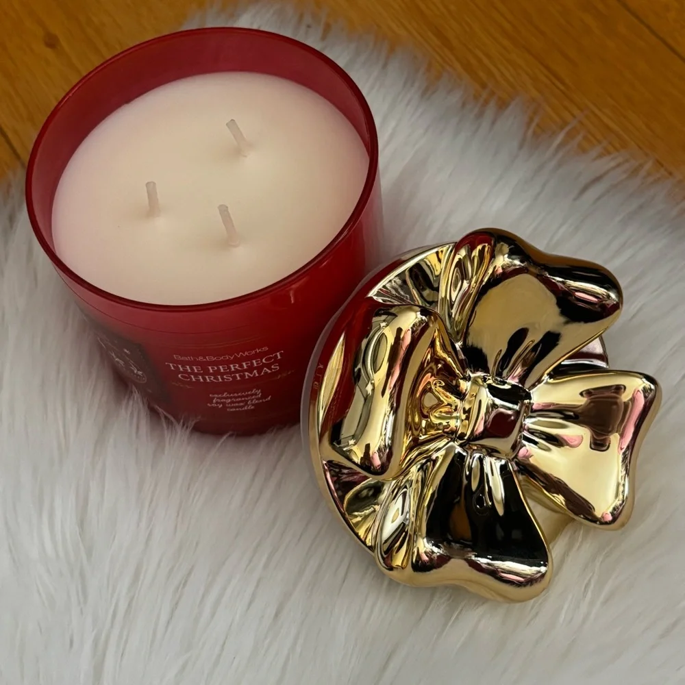 Bath & Body Works The Perfect Christmas 3 Wick Candle 2025 Edition